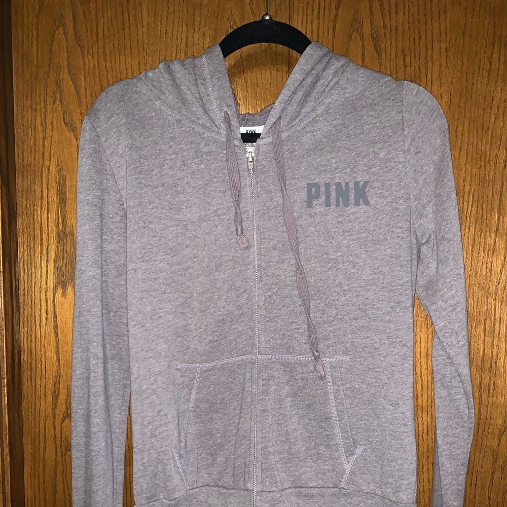 PINK zip up sweatshirt